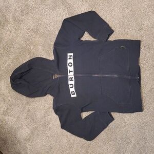 Burton Youth Small Black Zip Hoodie